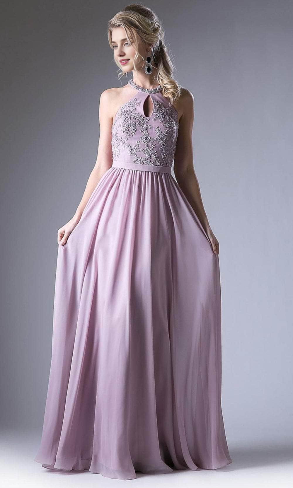 Robe de bal élégante à col en V et manches longues, plissée, coupe licou, longueur au sol, sans manches